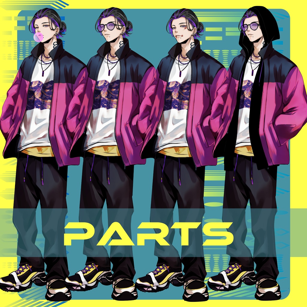 【立ち絵素材】いかちぃ兄ちゃん