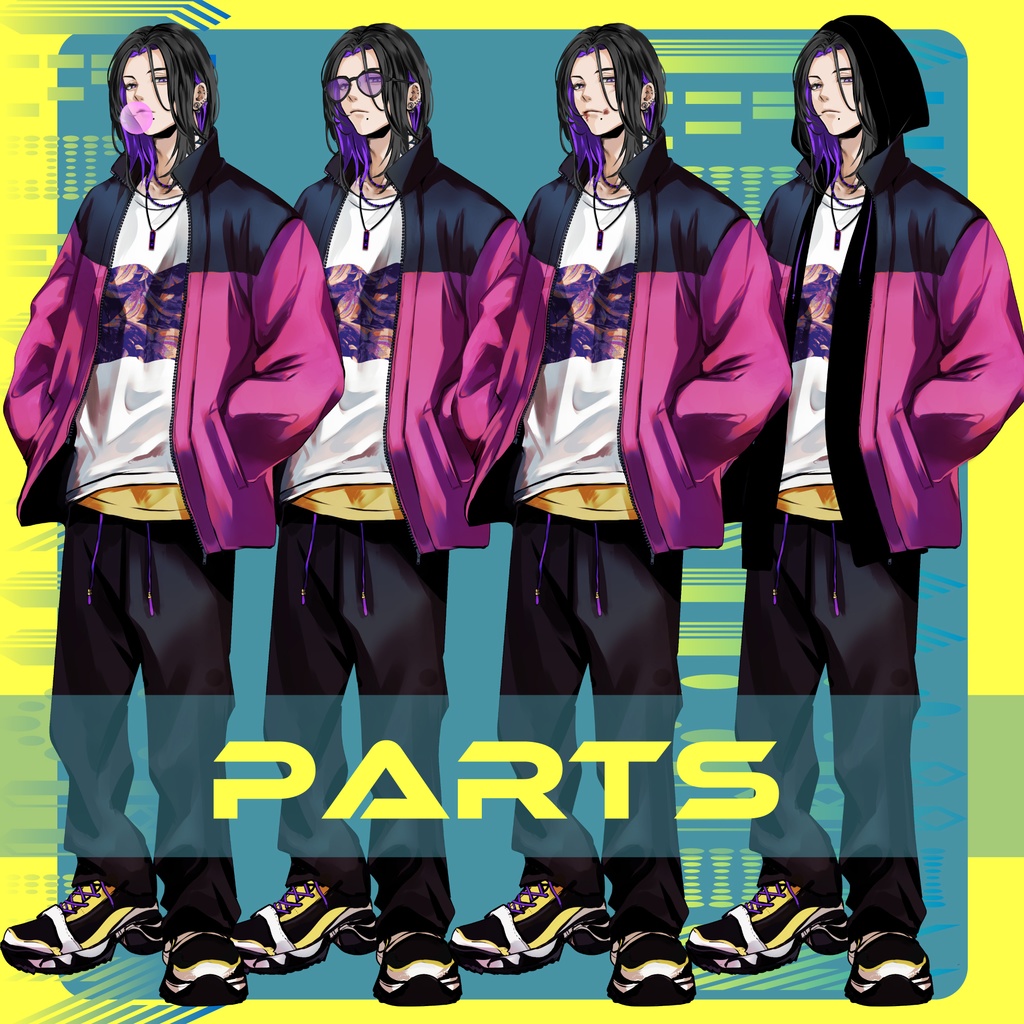 【立ち絵素材】いかちぃ兄ちゃん