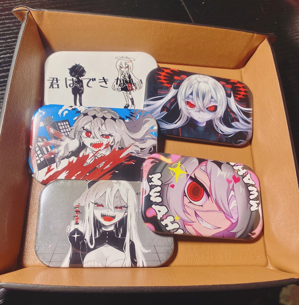 ゲキヤクカバーイラスト缶バッジ