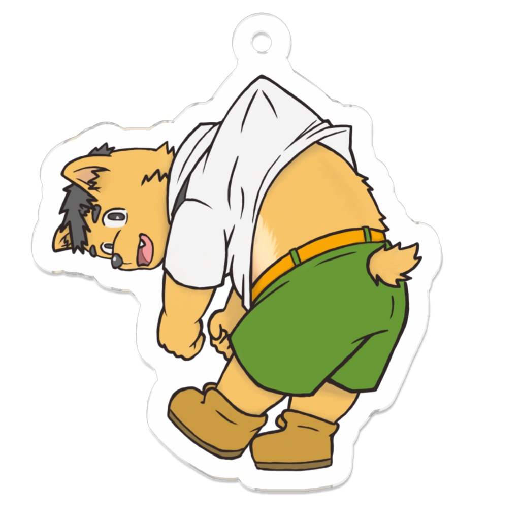 つままれキーホルダー小/弐濠(にごう)くん