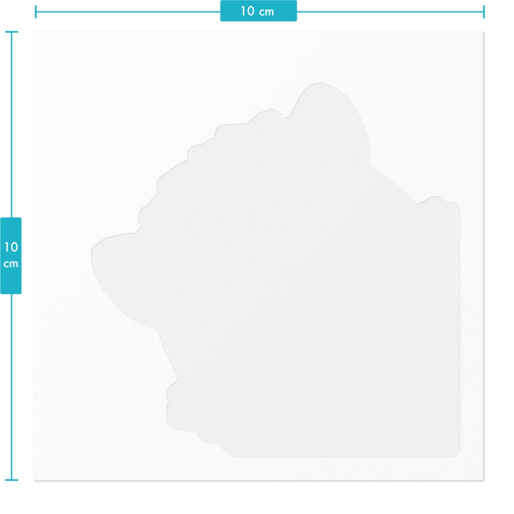 ひょっこりステッカー大/弐濠(にごう)くん