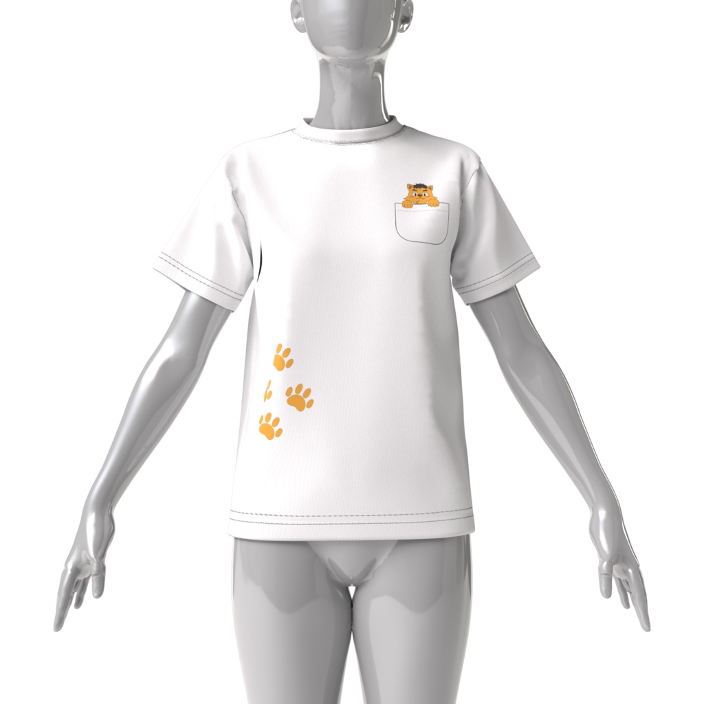 弐濠くん顔出しTシャツ(ビッグシルエット)