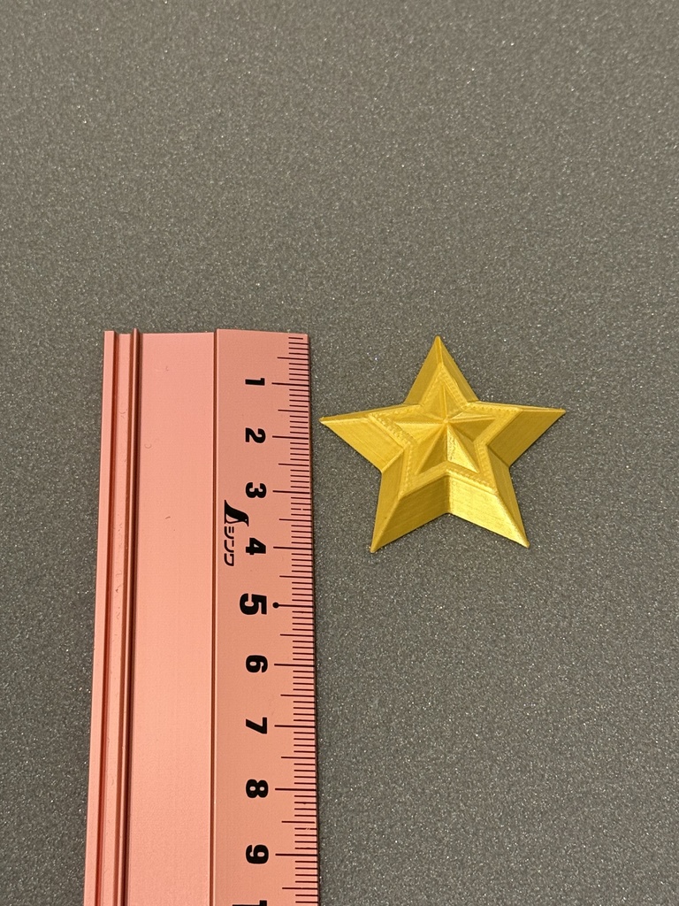 【4cm】コスプレ造形素材(PLA製/金色)