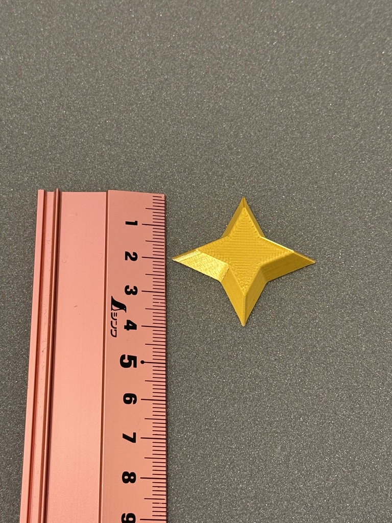 【4cm】コスプレ造形素材(PLA製/金色)