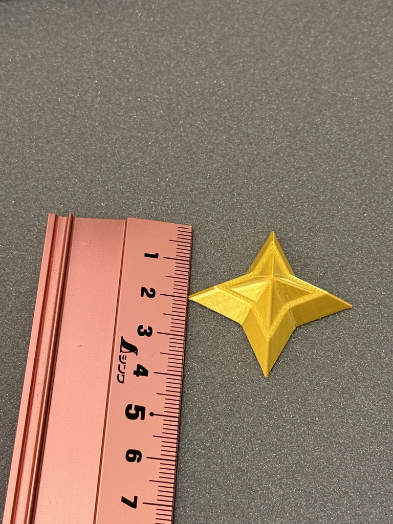 【4cm】コスプレ造形素材(PLA製/金色)