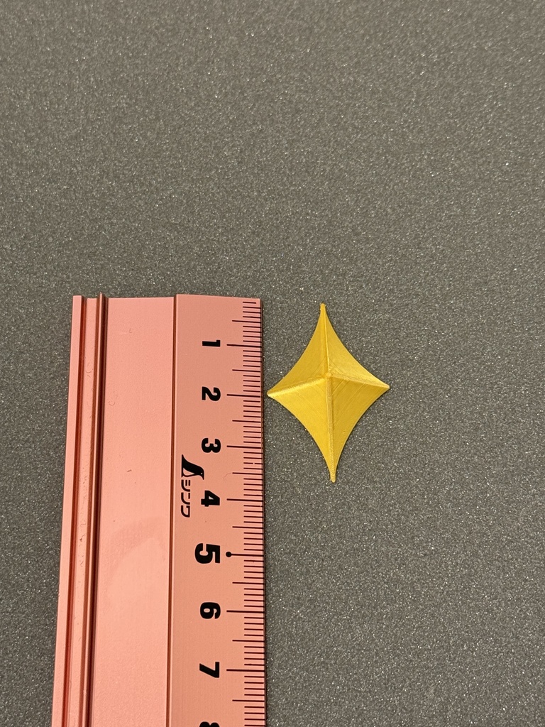 【4cm】コスプレ造形素材(PLA製/金色)