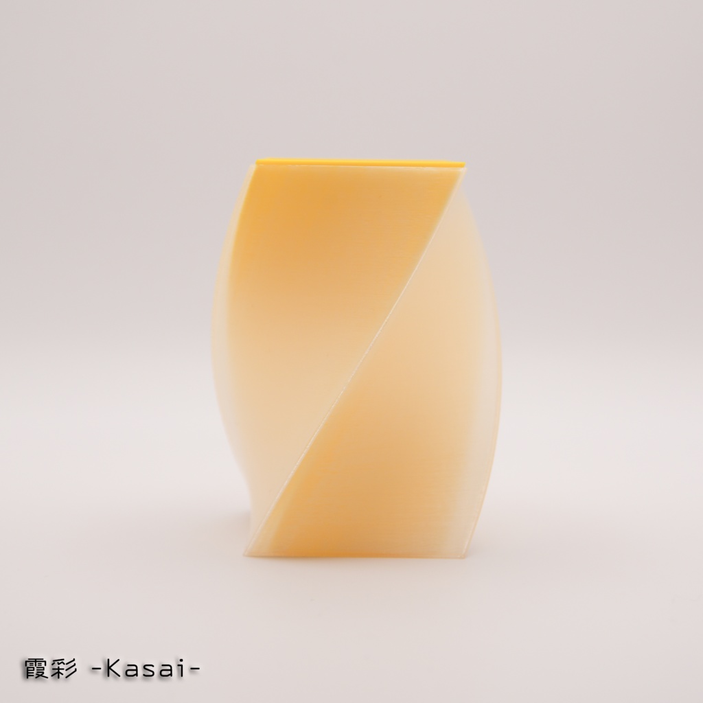 霞彩 -Kasai- | クリアなペン立て (PETG製)