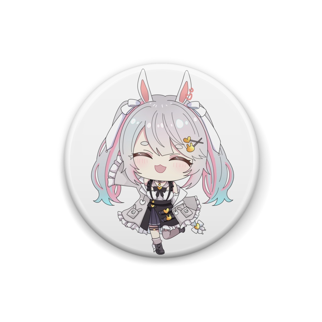 兎々羽の缶バッチ2