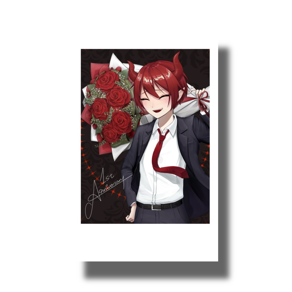 1周年チェキ風カード