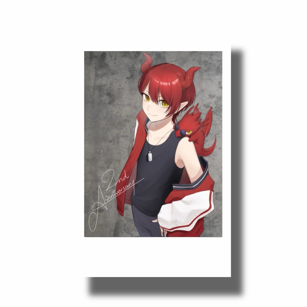 2周年記念チェキ風カード