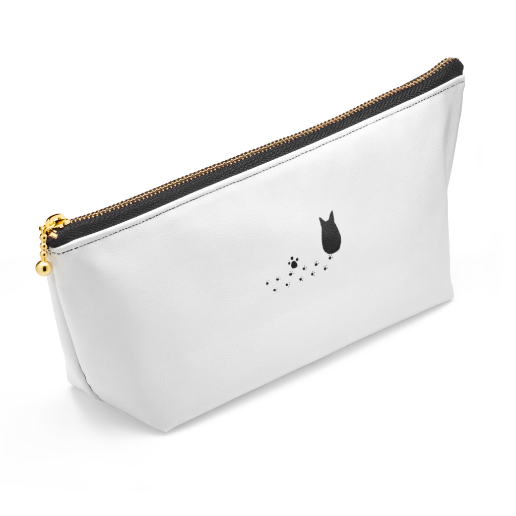 黒モフさんロゴポーチ