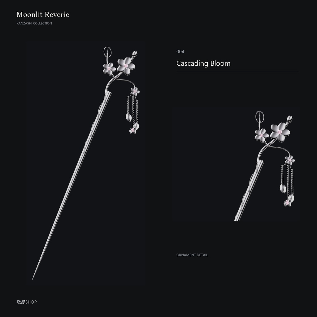 Moonlit Reverie - Kanzashi Collection