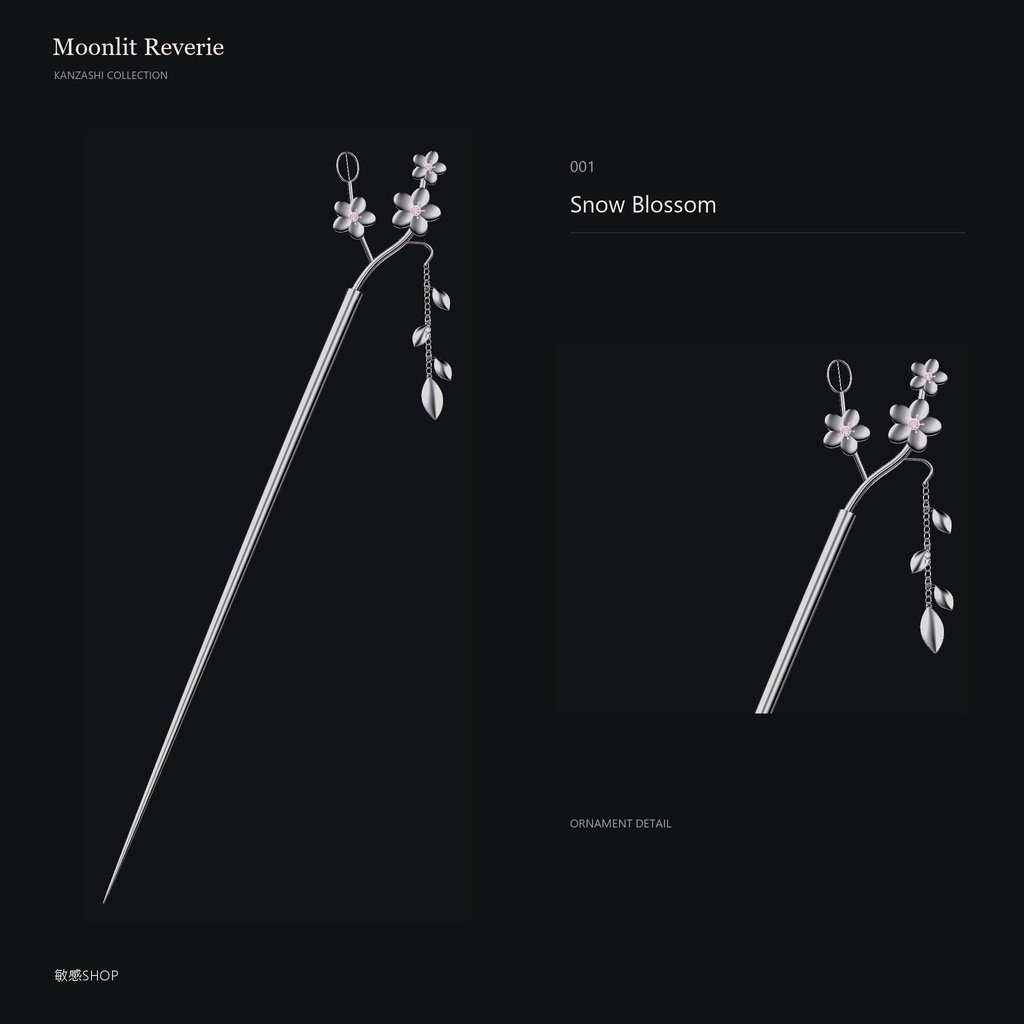 Moonlit Reverie - Kanzashi Collection