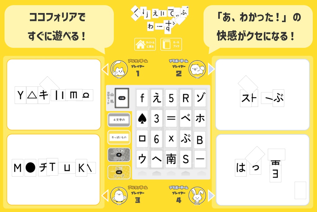 くりえいてぃぶわーず【ココフォリアゲーム】