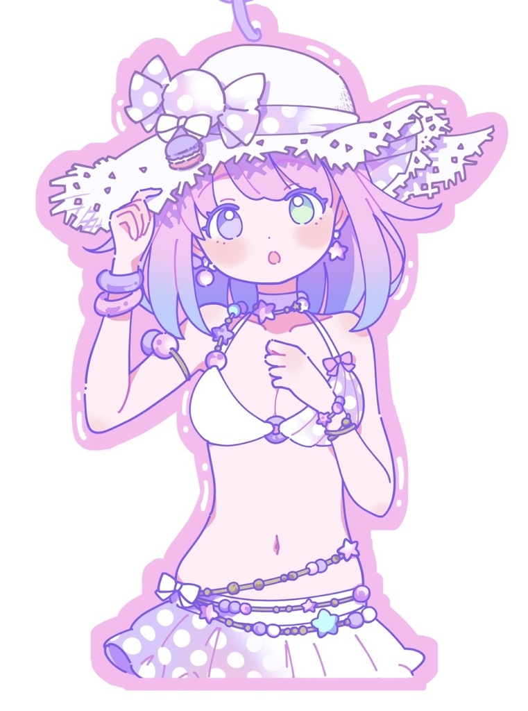 ぷっくりアクリルキーホルダー