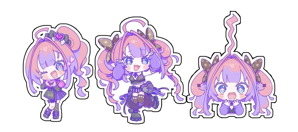 ヴィヴィちゃんオーロラステッカーセット