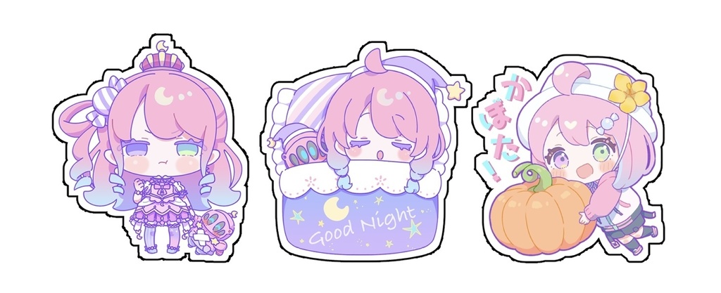 んなたんオーロラステッカーセット