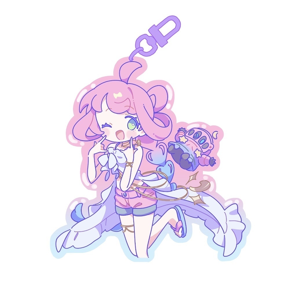 んなたんぷっくりアクリルキーホルダー