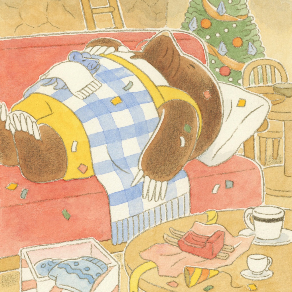 「もぐらくんとねずみくん パーティーのあと」