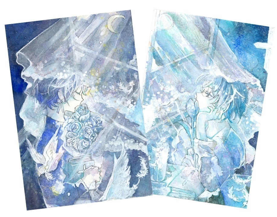 新作ポスカセット 十字架と少年