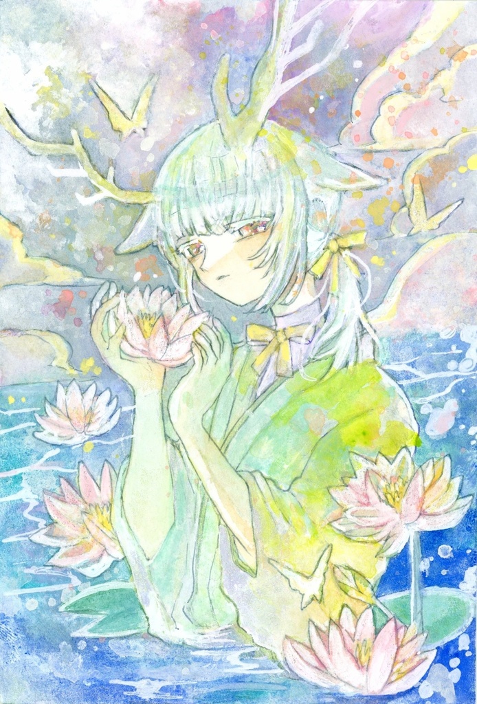 フレームレス 「浄土の花」