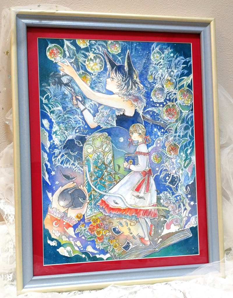 額装作品「記憶の森へ」