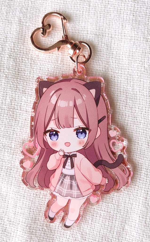 【再々販】和歌ちゃん桜アクリルキーホルダー