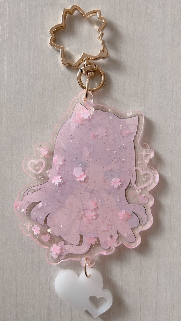 和歌ちゃん桜色アクリルキーホルダー