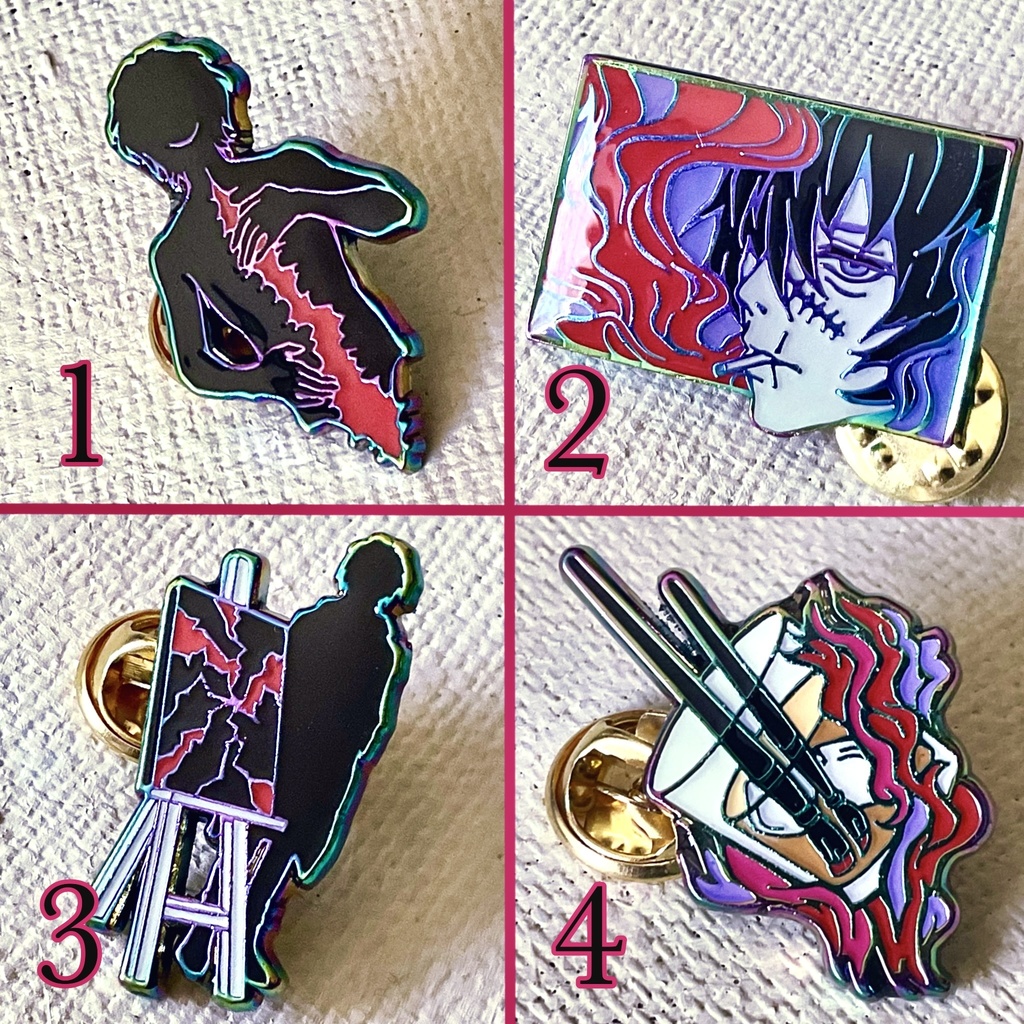 スロダメ エナメルピン Slow Damage Enamel Pin - teregolo-shop - BOOTH