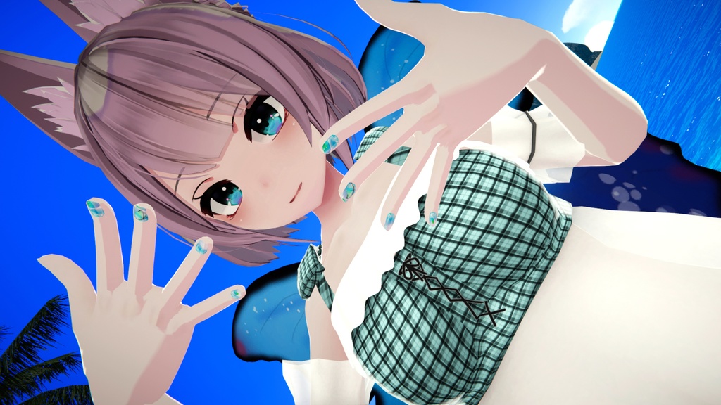 3Dアバター向けネイルテクスチャ 7色 ウルフェリア、ここあ、京狐、リナリィココ、リアアリス、薄荷、ラスク(ミルク新)、レスキュナ、狐雪、ユメ、エミスティア、透羽、セフィラ、アッシュ、イヨ、ルシナ、ほむら、りあ想定