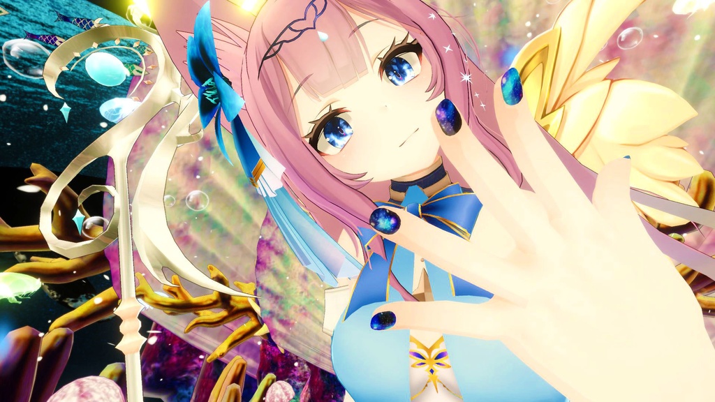 3Dアバター向けネイルテクスチャ ”夜空イメージ” ウルフェリア、ここあ、薄荷、ラスク(ミルク新)、レイニィ、フィリナ、レスキュナ、狐雪、ユメ、エミスティア、透羽、セフィラ、アッシュ、碼希、RONO(スヴァルトリリヤ)、ルシナ、ヨール、竜胆、舞夜、Pネイル、ユリスフィア想定