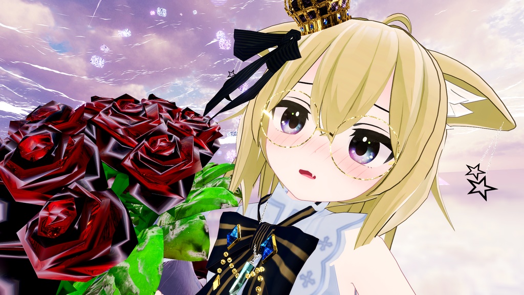 ラスク、ミルクちゃん用アイテクスチャ星空イメージ