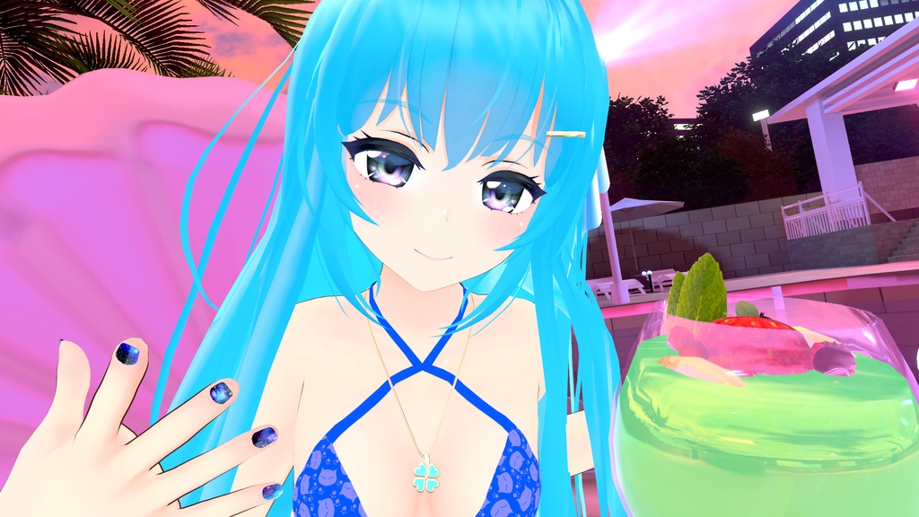 エミスティアちゃん用アイテクスチャ星空イメージ