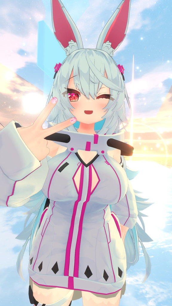 VRCHATアバター向けネイルテクスチャ ”液体イメージ”