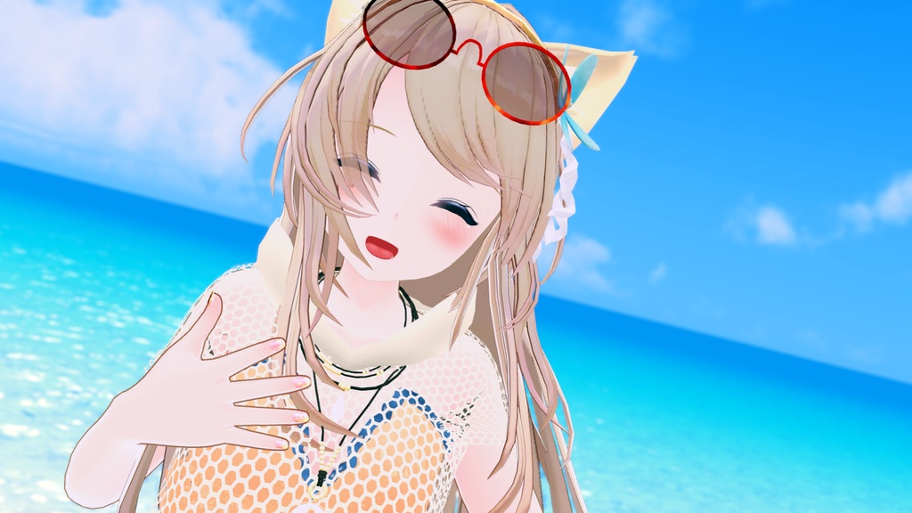 VRCHATアバター向けネイルテクスチャ ”液体イメージ”