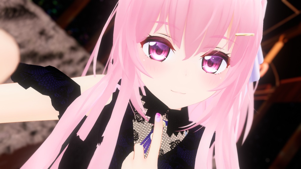 VRCHATアバター向けネイルテクスチャ ”液体イメージ”