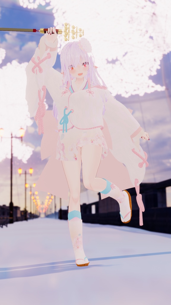 VRChatアバター向け衣装 "爛漫うらら"【29アバター対応】