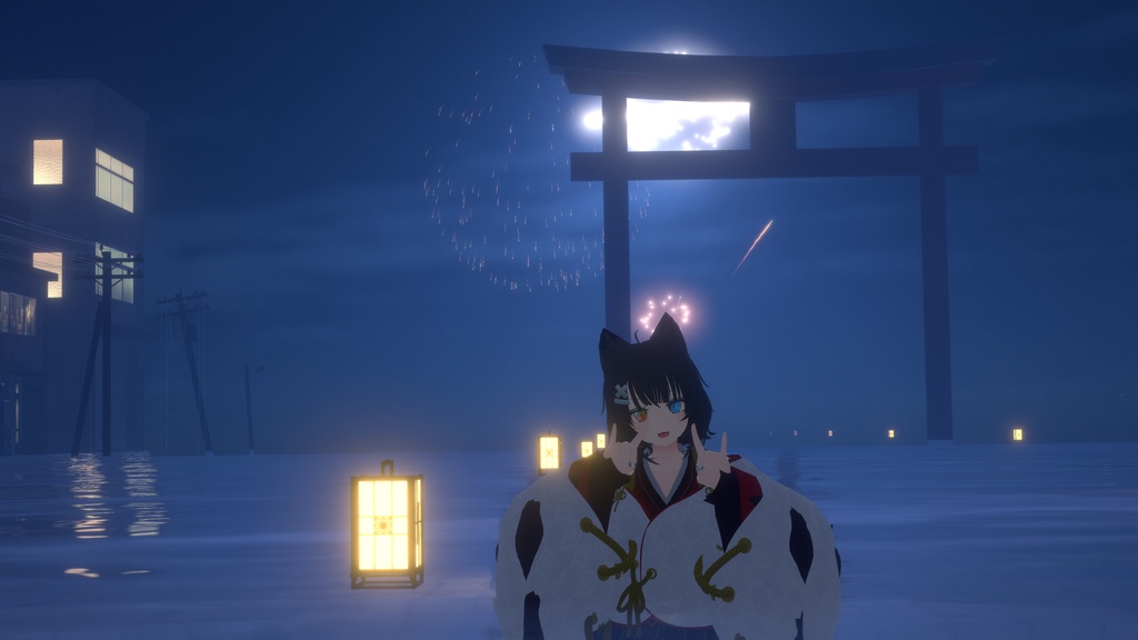 VRChatアバター向け衣装 "爛漫うらら"【29アバター対応】