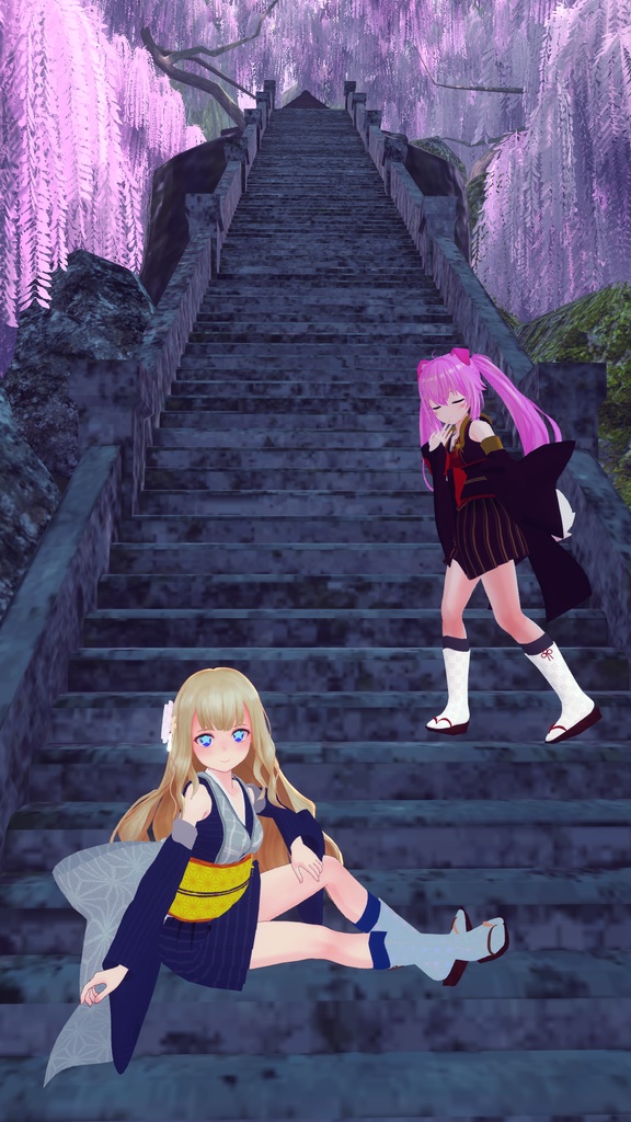 VRChatアバター向け衣装 "爛漫うらら"【29アバター対応】