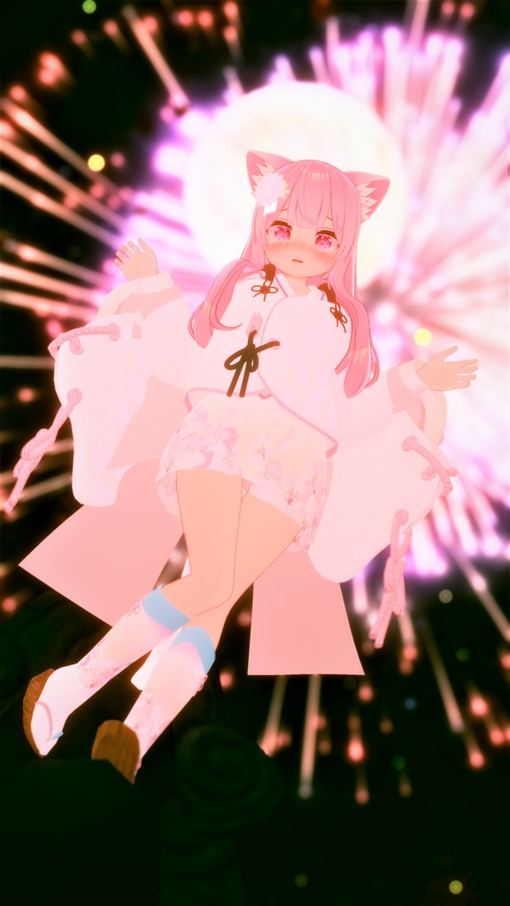 VRChatアバター向け衣装 "爛漫うらら"【29アバター対応】