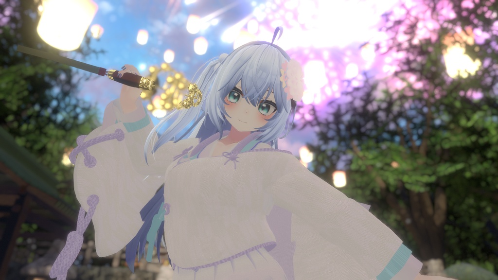 VRChatアバター向け衣装 "爛漫うらら"【29アバター対応】