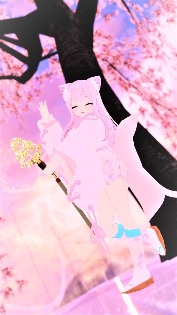 VRChatアバター向け衣装 "爛漫うらら"【29アバター対応】