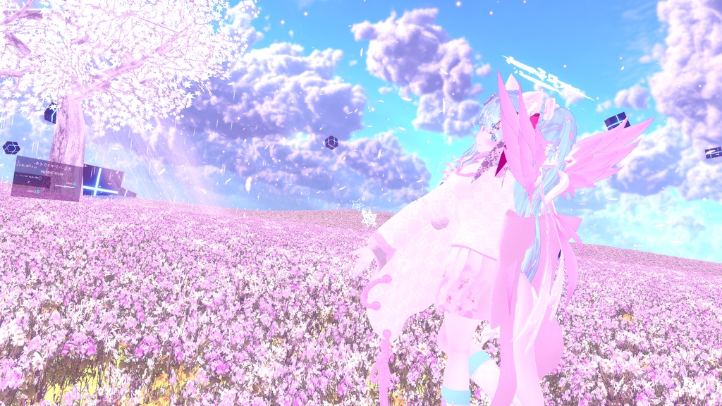 VRChatアバター向け衣装 "爛漫うらら"【29アバター対応】