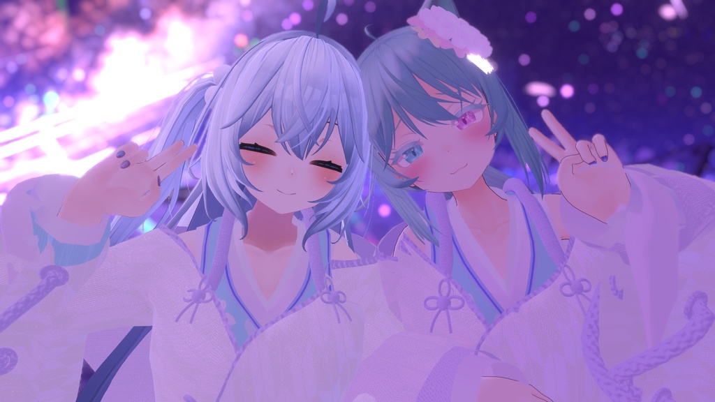 VRChatアバター向け衣装 "爛漫うらら"【29アバター対応】