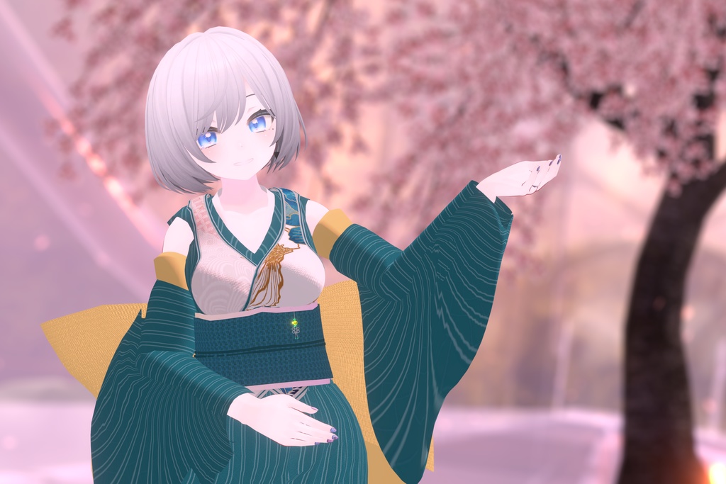 VRChatアバター向け衣装 "爛漫うらら"【29アバター対応】