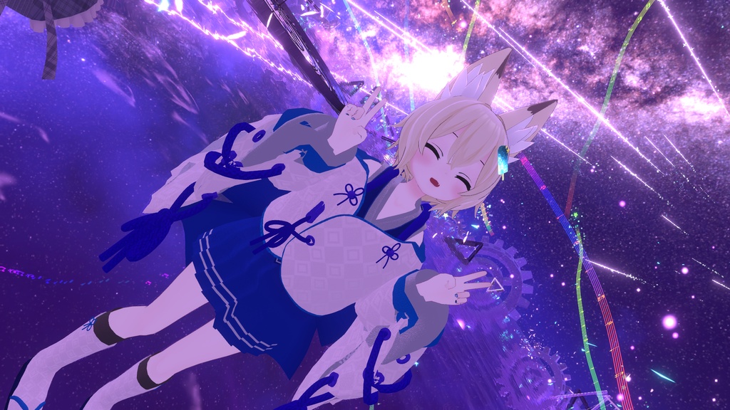 VRChatアバター向け衣装 "爛漫うらら"【29アバター対応】