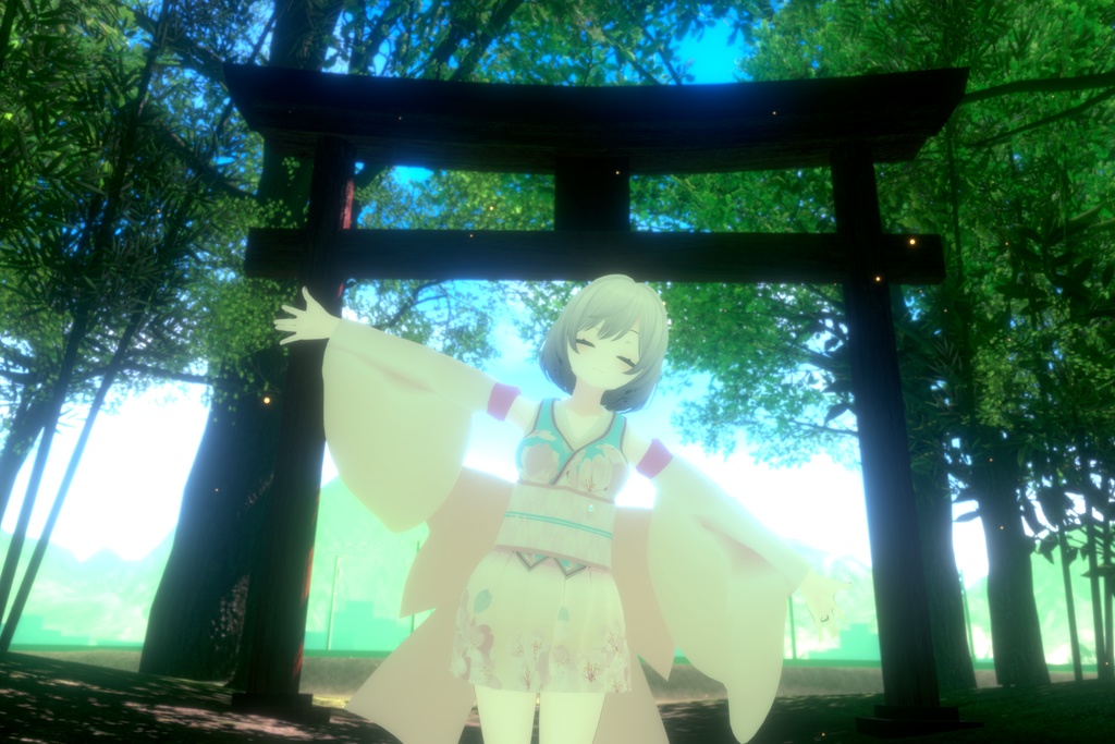 VRChatアバター向け衣装 "爛漫うらら"【29アバター対応】