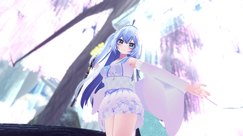 VRChatアバター向け衣装 "爛漫うらら"【29アバター対応】
