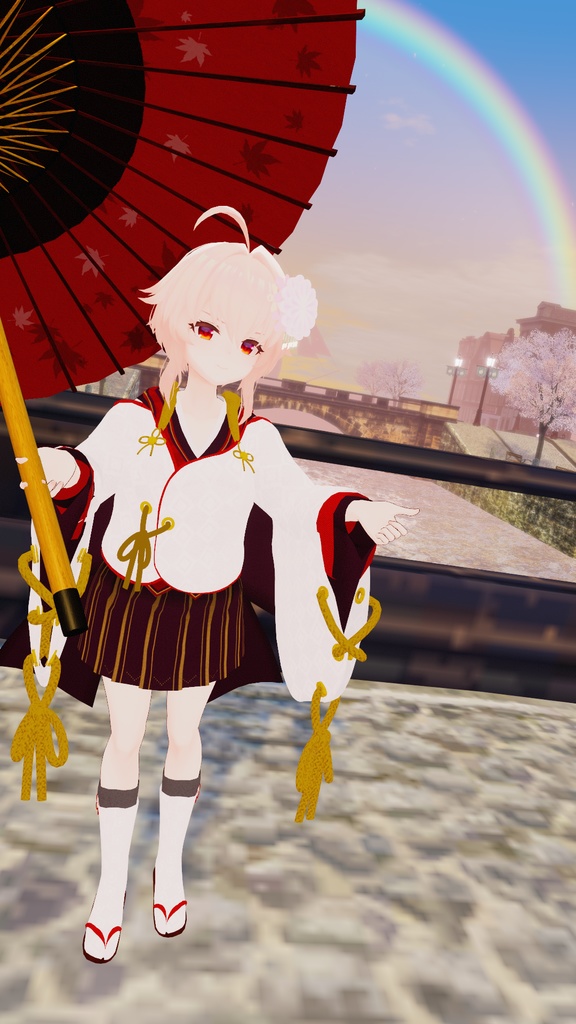 VRChatアバター向け衣装 "爛漫うらら"【29アバター対応】