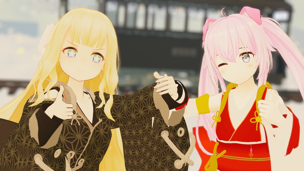 VRChatアバター向け衣装 "爛漫うらら"【29アバター対応】